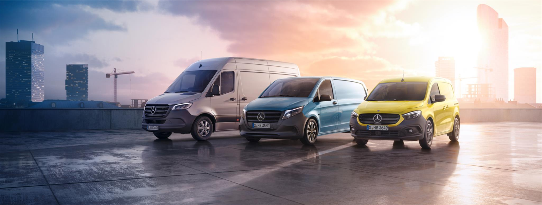 £1,200 - £3,600* off selected Mercedes-Benz Vans