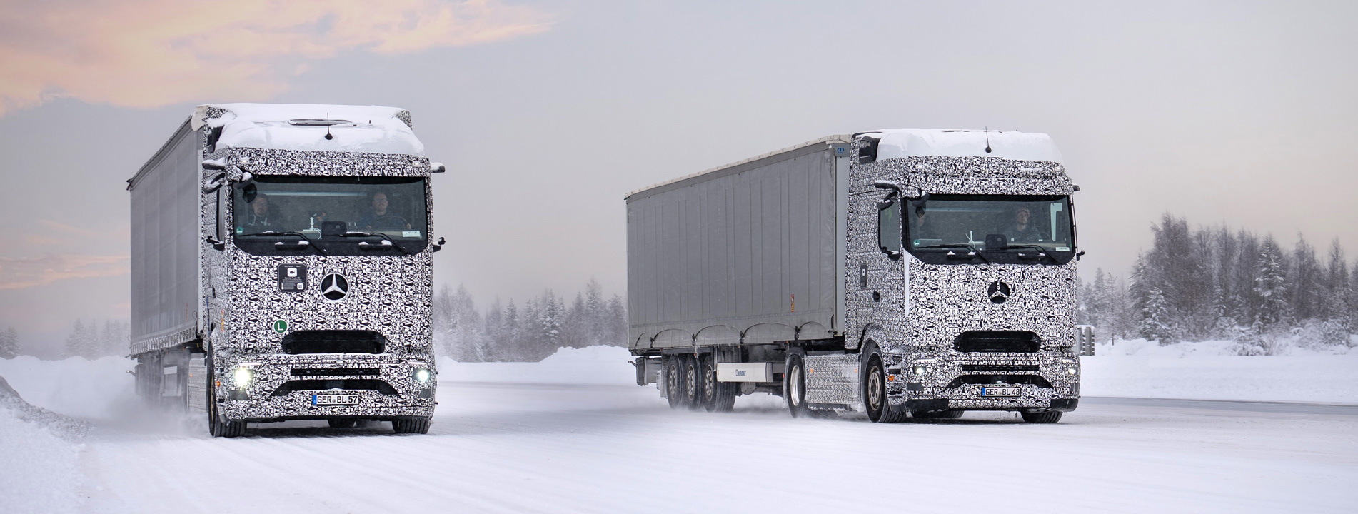 Final winter trials of the eActros 600 Completed
